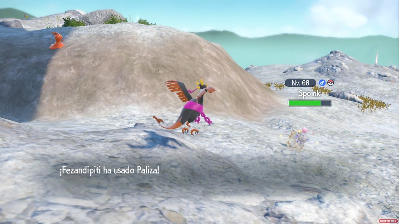 Pokemon Escarlata Purpura - Mascara turquesa