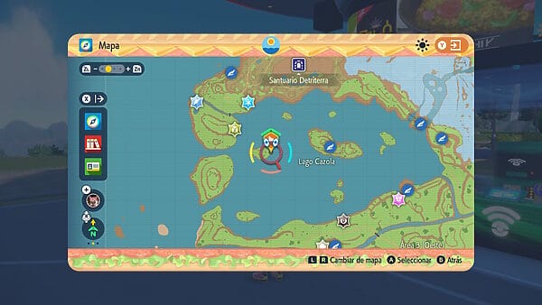 Mapa Guia Suicune Escarlata Purpura