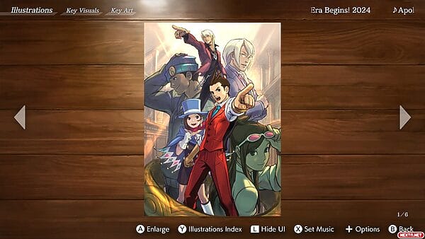 arte promocional de Apollo Justice
