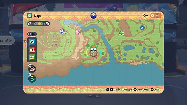 Mapa Guia Ho-Oh Pokemon Escarlata Púrpura