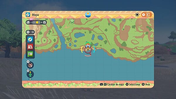 Mapa Guia Latias Pokemon Escarlata Púrpura