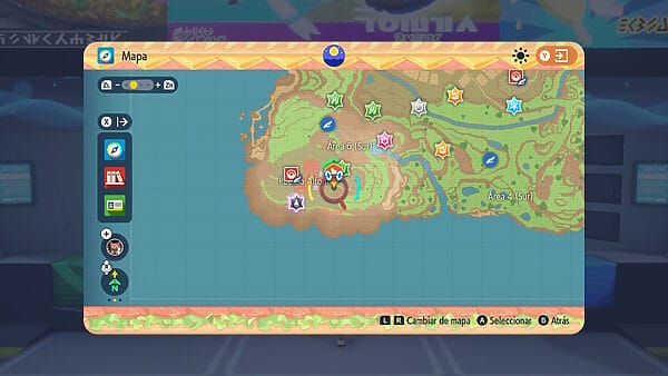 Mapa Guia Groudon Pokemon Escarlata Púrpura