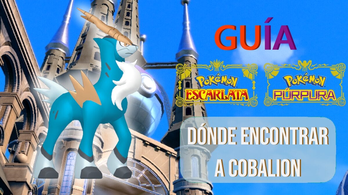 Portada Guia Cobalion Pokemon Escarlata Púrpura