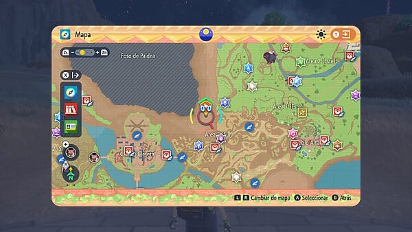 Mapa Guia Rayquaza Pokemon Escarlata Púrpura