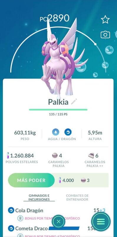 Pokemon Go Tour Sinnoh Palkia Origen