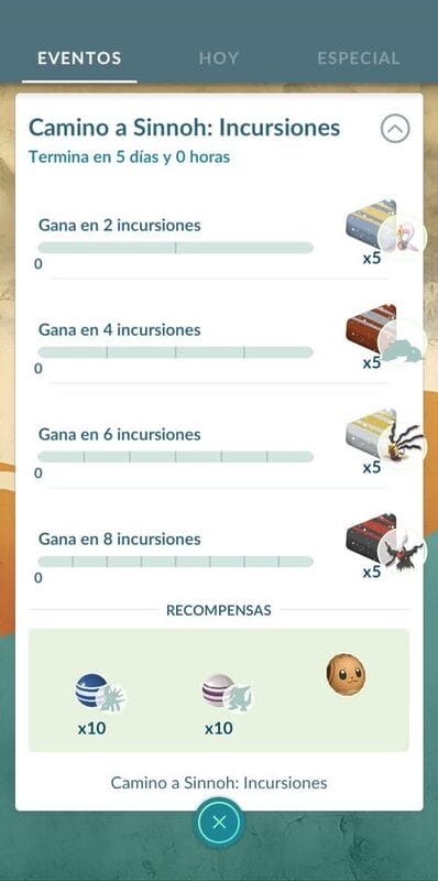 Pokemon Go Tour Sinnoh Cronica Investigacion especial