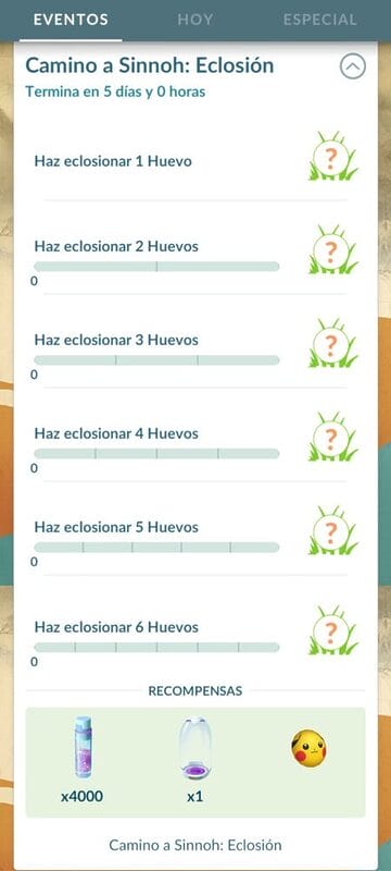 Pokemon Go Tour Sinnoh Cronica Investigacion especial