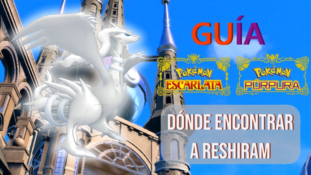 Portada Guia Reshiram Pokemon Escarlata Púrpura