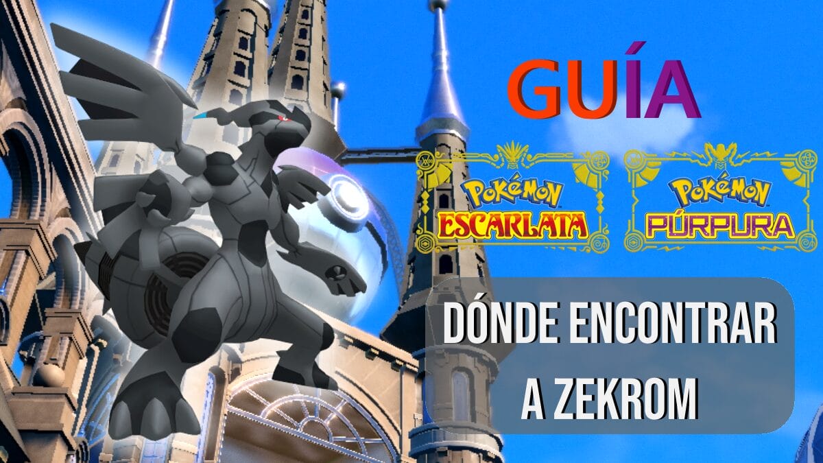 Portada Guia Zekrom Pokemon Escarlata Púrpura