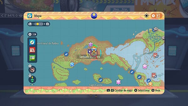 Mapa Guia Necrozma Pokemon Escarlata Púrpura