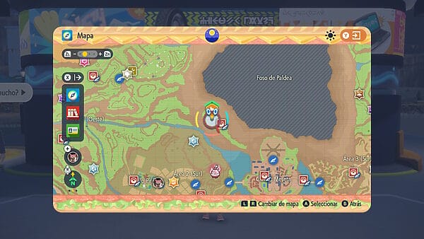 Mapa Guia Solgaleo Pokemon Escarlata Púrpura