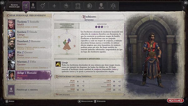 Pathfinder creación personaje