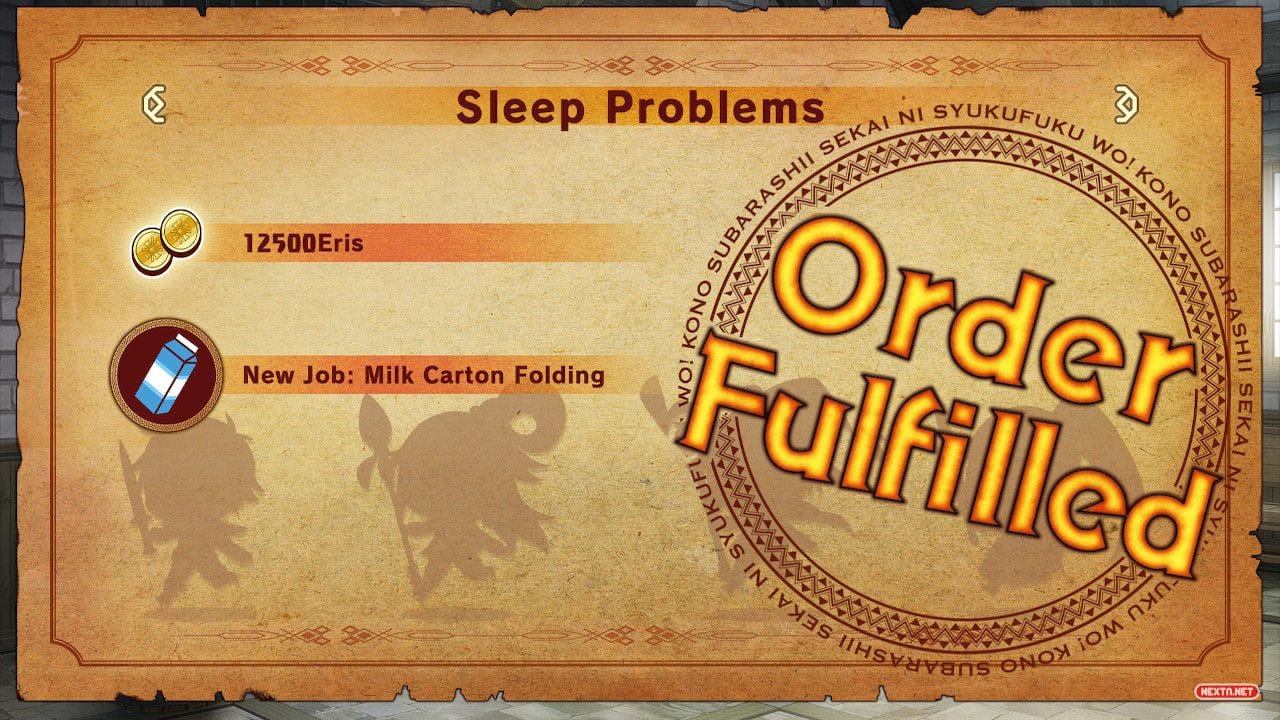 Guía Desbloquear Trabajos Quests Recompensas KONOSUBA God's Blessing on this Wonderful World! Love For These Clothes Of Desire! Nintendo Switch