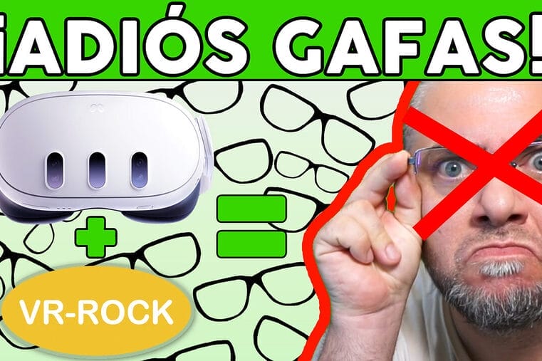 Análisis review unboxing VR-ROCK Meta Quest 3 Adiós gafas
