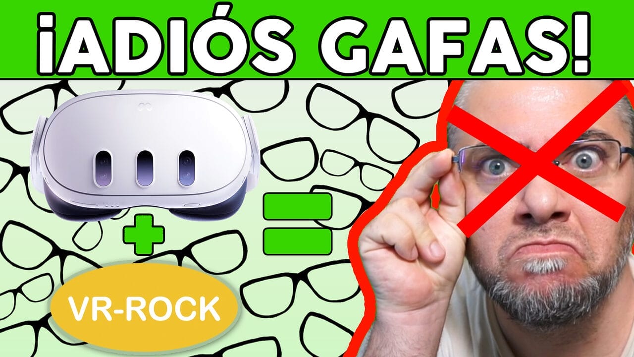 Análisis review unboxing VR-ROCK Meta Quest 3 Adiós gafas