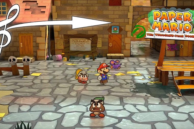 Paper Mario La puerta milenaria Remake Villa Viciosa OST BSO Canción Tráiler Nintendo Switch