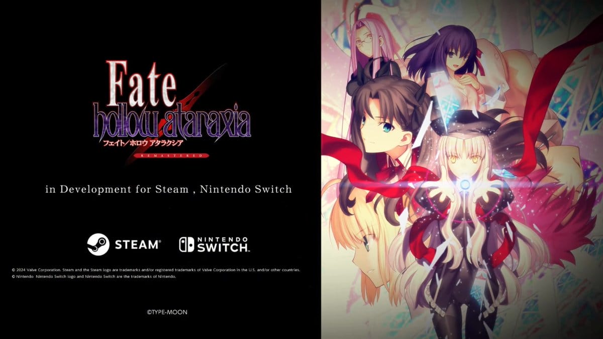 Fate/Hollow Ataraxia Nintendo Switch
