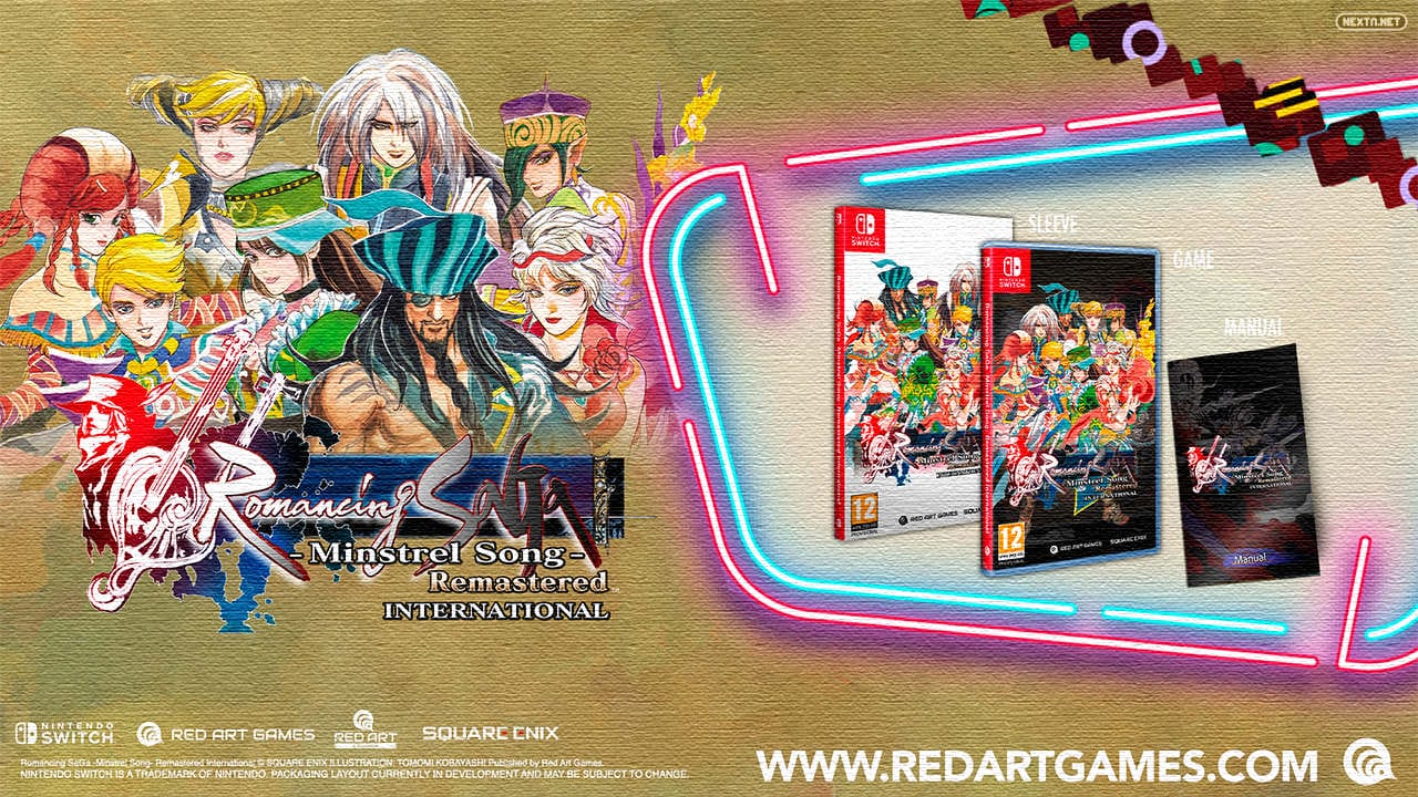 Romancing SaGa Minstrel Song Remastered International Formato Físico Textos Castellano Anunciado Nintendo Switch PS5