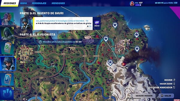 Fortnite Capitulo 5 Temporada 4 Misiones Semanales 3 Misiones de Historia Parte 3