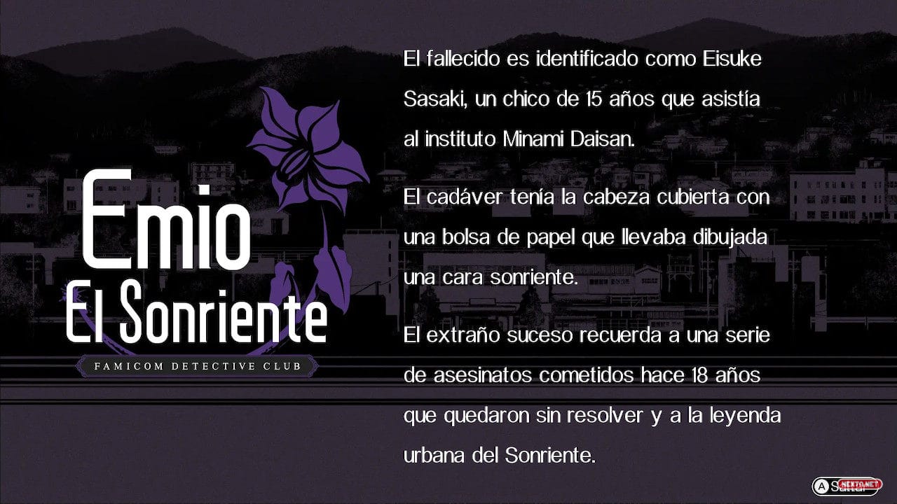 Análisis Emio El Sonriente Famicom Detective Club Nintendo Switch