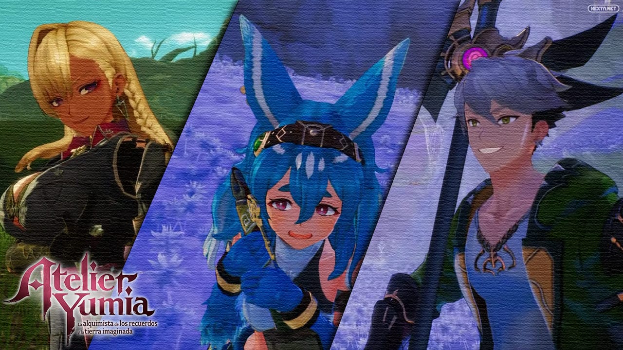 Atelier Yumia Gameplays Combates Lenja Nina Rutger Nintendo Switch PS4 PS5 PC Xbox Series X