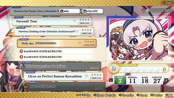 Touhou Danmaku Kagura Phantasia Lost analisis nintendo switch