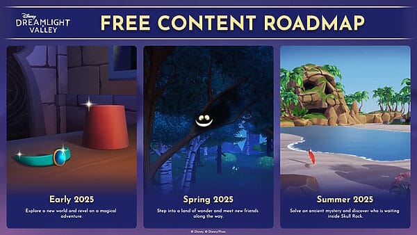 Disney Dreamlight Valley Roadmap gratuito
