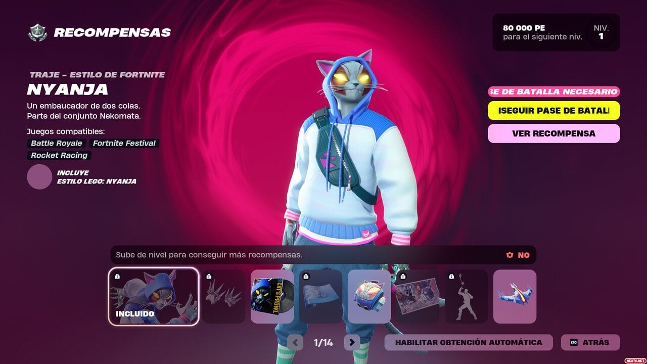 Fortnite Capitlo 6 Temporada 1 Cazademonios Pase de Batalla