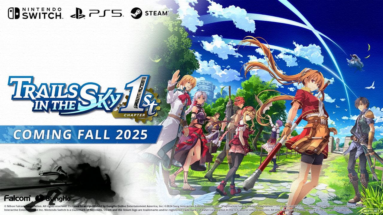 Trails in the Sky 1st Chapter Fecha Lanzamiento Otoño 2025 Plataformas Confirmadas Nintendo Switch PS5 PC
