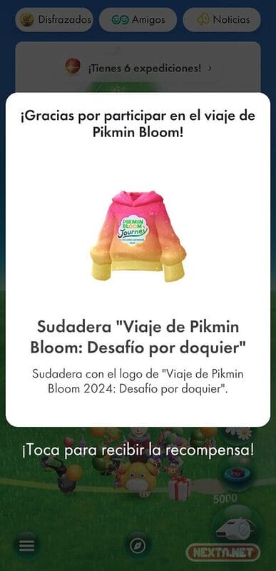Evento pago Pikmin Bloom Desafío por doquier