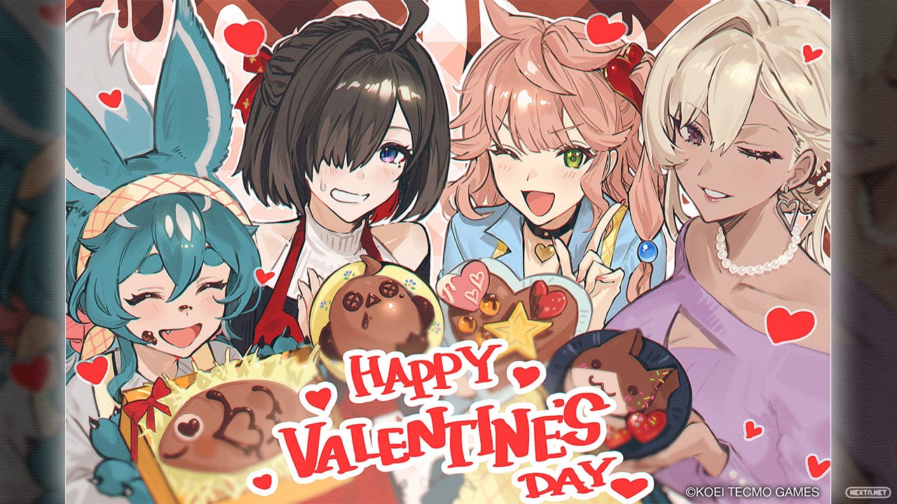 Atelier Yumia Ilustración Celebra San Valentín Nintendo Switch PS5 PS4 PC Xbox Series