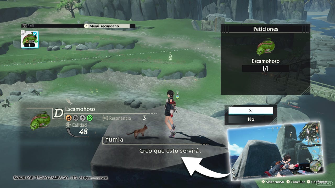 Guía Atelier Yumia Pez Pescado Escamohoso Nintendo Switch PS4 PS5 Xbox PC