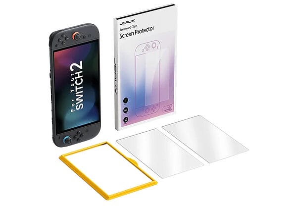 JSAUX Protector pantalla vidrio templado antirreflejos Nintendo Switch 2 Anti-Glare-Screen-Protector-for-Switch-2