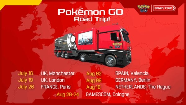 Camión Pokémon GO Road Trip