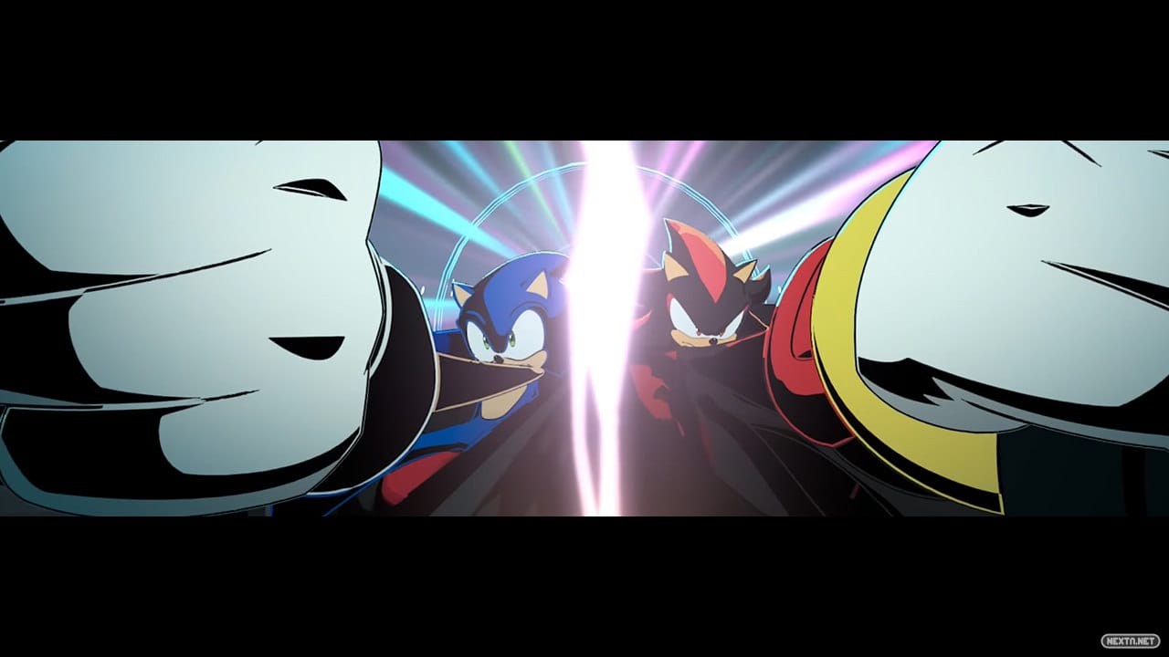 Sonic Racing CrossWorlds Animación 2D Teaser Tráiler Anime Expo Los Ángeles