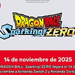 Dragon Ball Sparking! ZERO Anunciado Nintendo Switch 2 y Switch 1 14 Noviembre