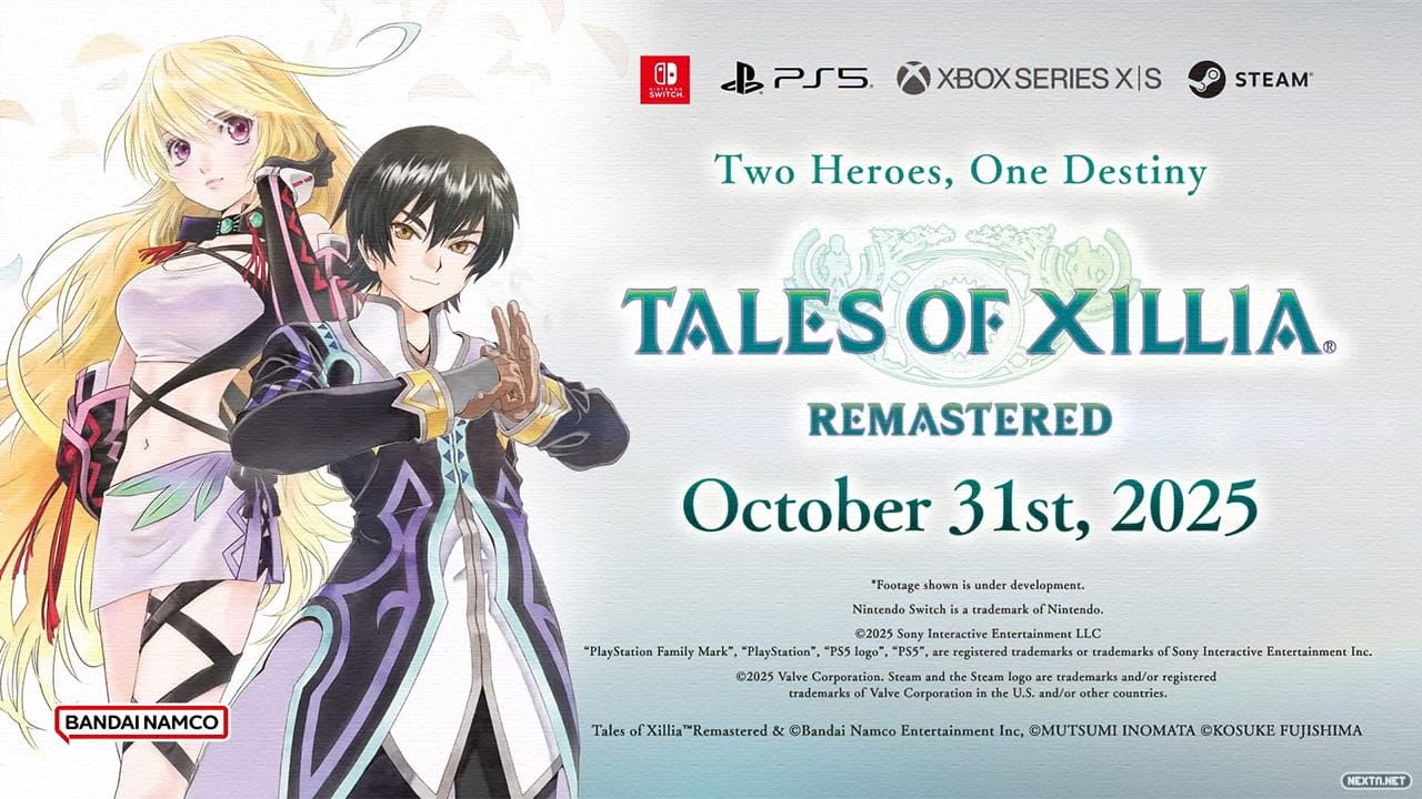 Tales of Xillia Remastered Anunciado 31 Octubre Nintendo Switch PS5 Xbox Series PC