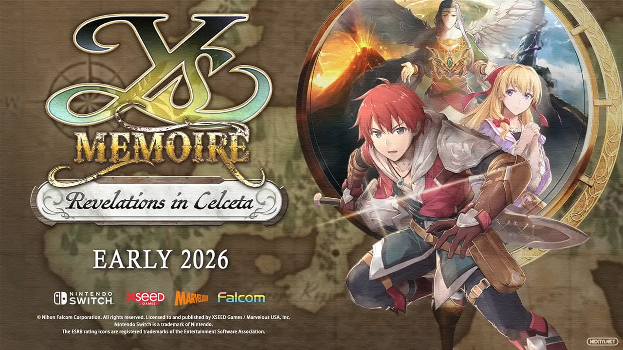 Ys Memoire Revelations in Celceta Nintendo Switch Anunciado Occidente 2026