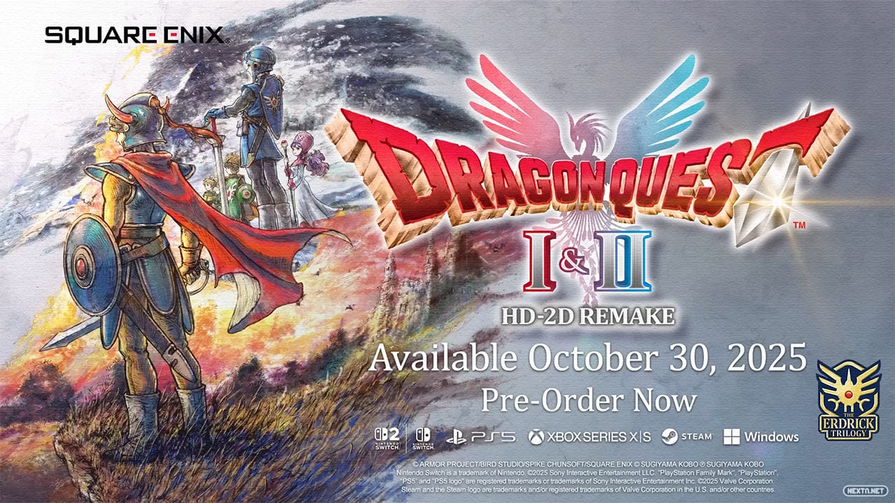 Dragon Quest I & II HD-2D Remake Tráiler General Demo Tokyo Game Show Nintendo Switch 2 PS5 PC Xbox Series