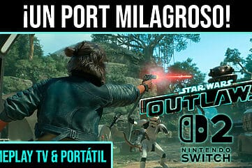 Star Warls Outlaws Nintendo Switch 2 portátil TV