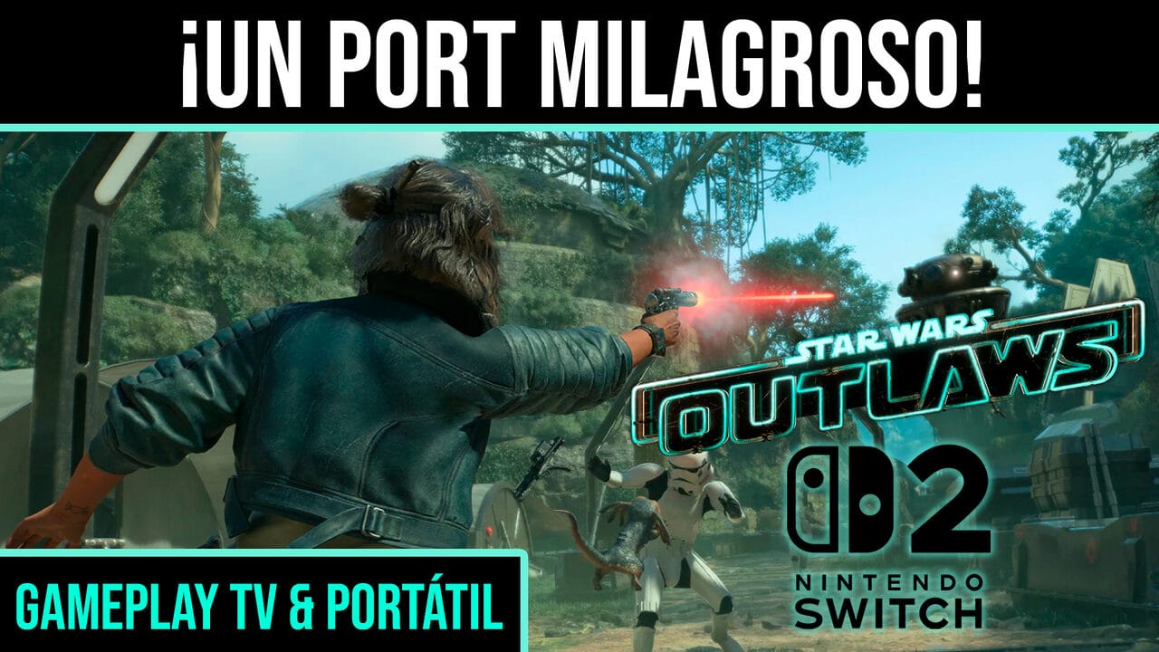 Star Warls Outlaws Nintendo Switch 2 portátil TV