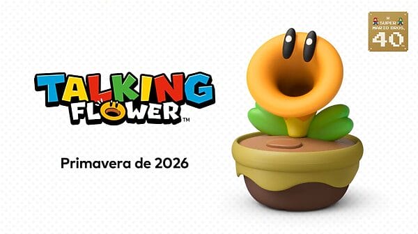 Super Mario Bros Wonder Flor Parlanchina (Talking Flower)