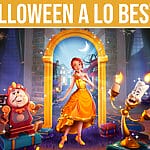 Disney Dreamlight Valley Regreso al Castillo de la Bestia Halloween Lumière y Din-Don