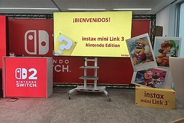 Presentación instax mini Link 3 Super Mario