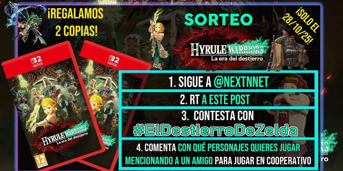 Sorteo Hyrule Warriors La era del destierro