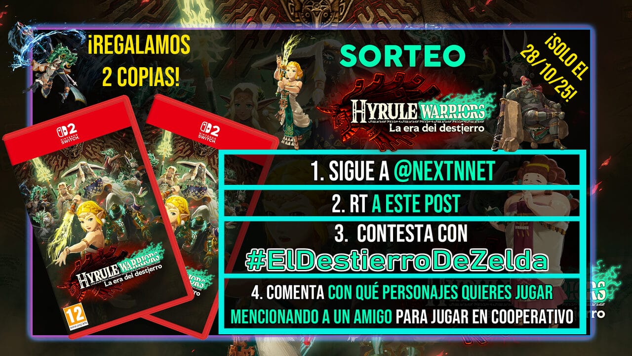 Sorteo Hyrule Warriors La era del destierro
