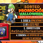 Sorteo ofertas eShop Halloween 2025 peluche Luigi succionaentes Mando Nintendo GameCube Nintendo Switch 2