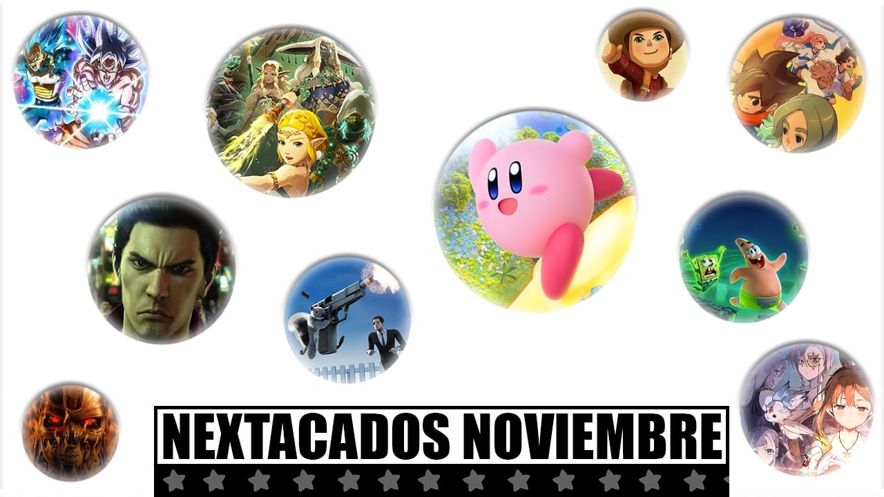 Juegos Importantes Noviembre Nextacados 2025 Nintendo Switch 2 Kirby Hyrule Warriors Sparking Inazuma Atelier Yakuza