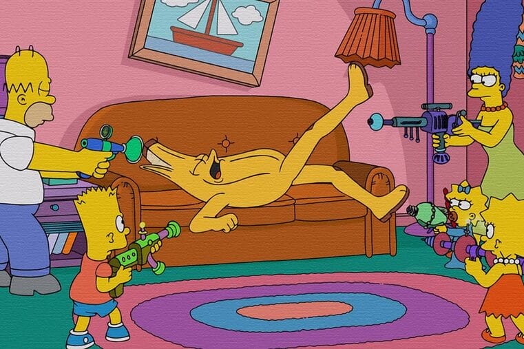 Fortnite Cameo Capítulo Los Simpson Banano Jonesy Hope Miausculitos Palito de Pescado misiones historia Homer Multiplicate por cero