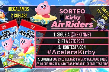 Sorteo Kirby Air Riders - Nintendo Switch 2